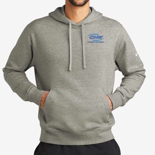   - Club Fleece Sleeve Swoosh Pullover Hoodie Thumbnail