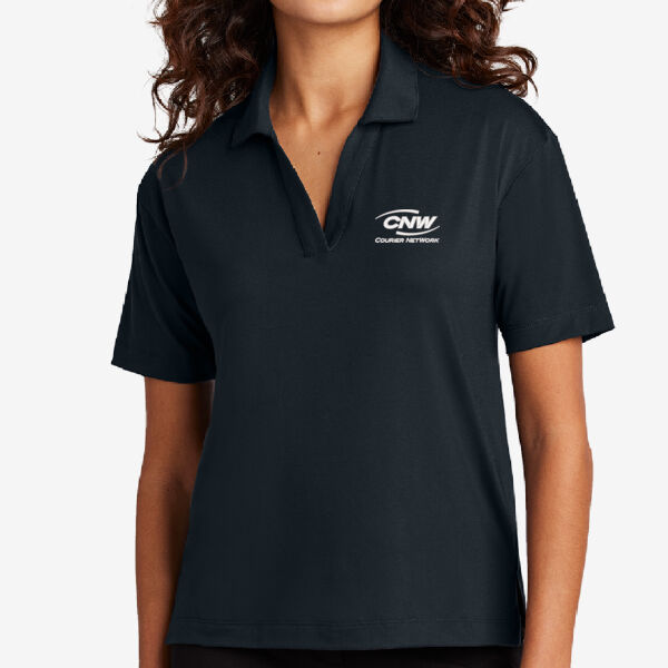   - Women's Stretch Jersey Polo Thumbnail