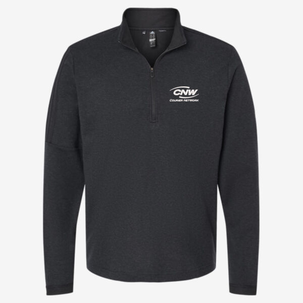   - Men's 3-Stripe Quarter-Zip Sweater Pullover Thumbnail