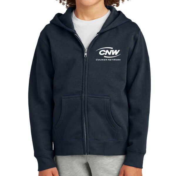   - Youth V.I.T. Fleece Full Zip Hoodie Thumbnail