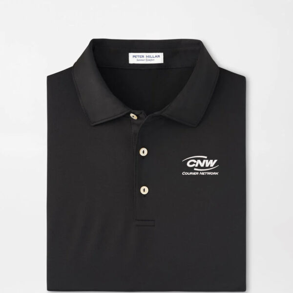   - Solid Stretch Jersey Long Sleeve Polo Thumbnail
