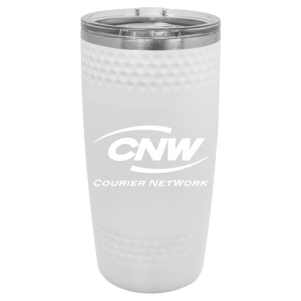   - Golf Tumbler with Dimples and Slider Lid Thumbnail