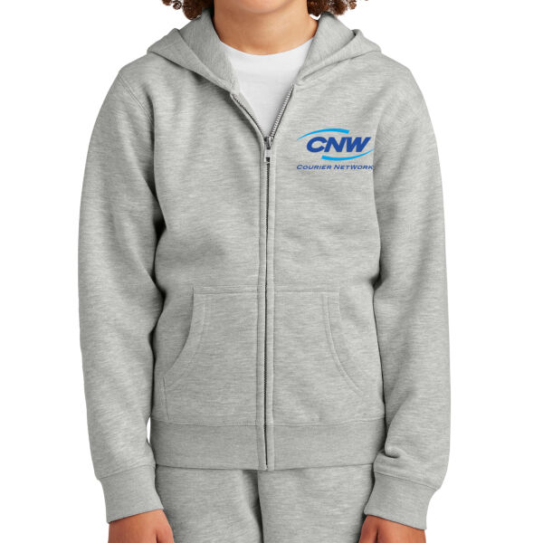   - Youth V.I.T. Fleece Full Zip Hoodie Thumbnail